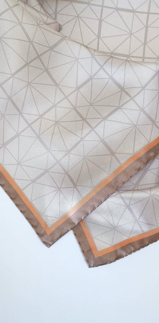 Geometric Silk Scarf 50