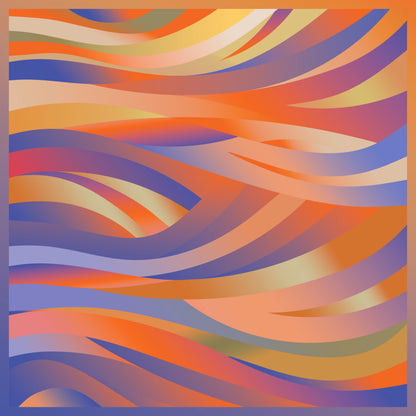 Square Desert Sunset 90