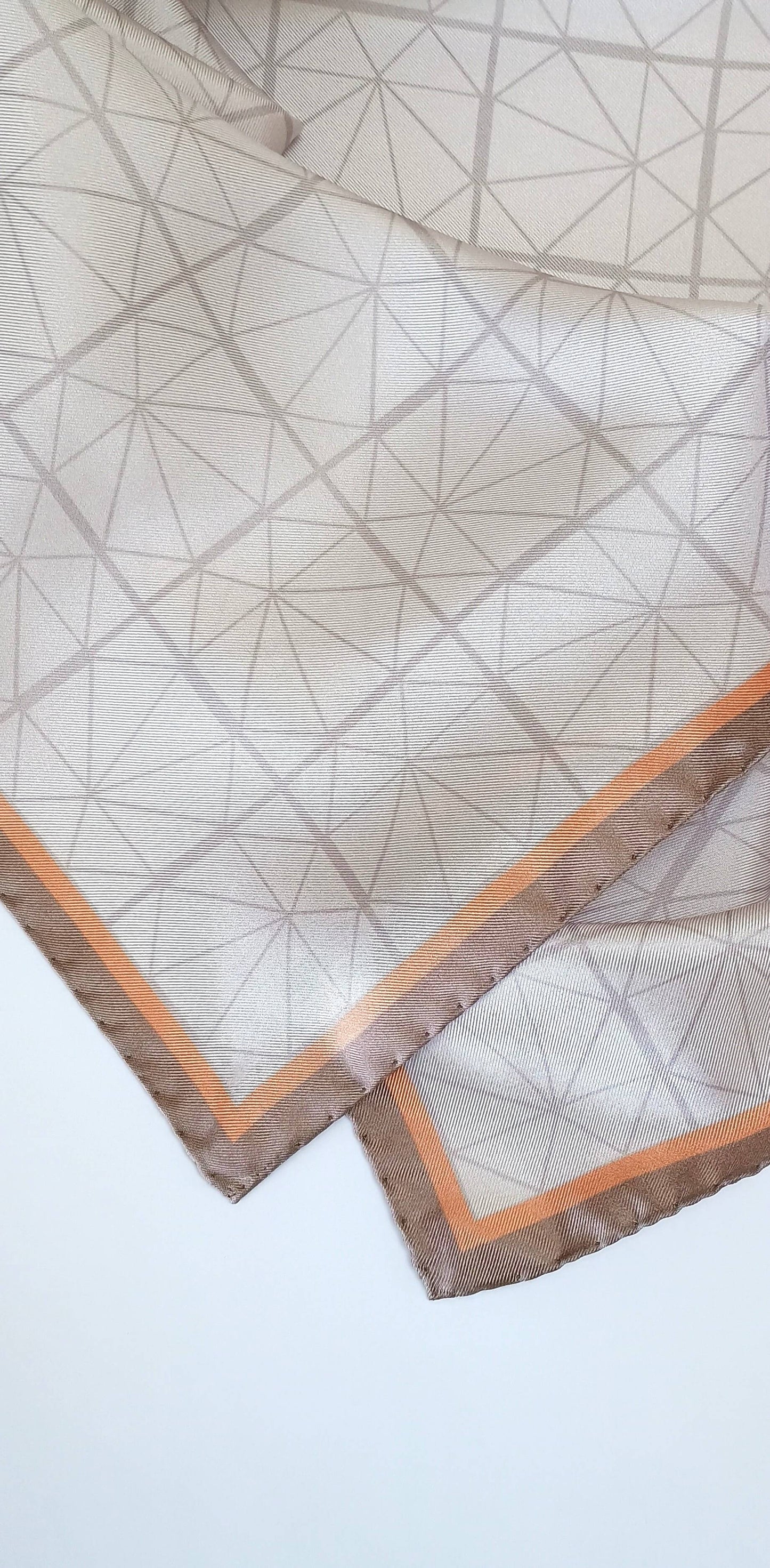 Geometric Silk Scarf 50