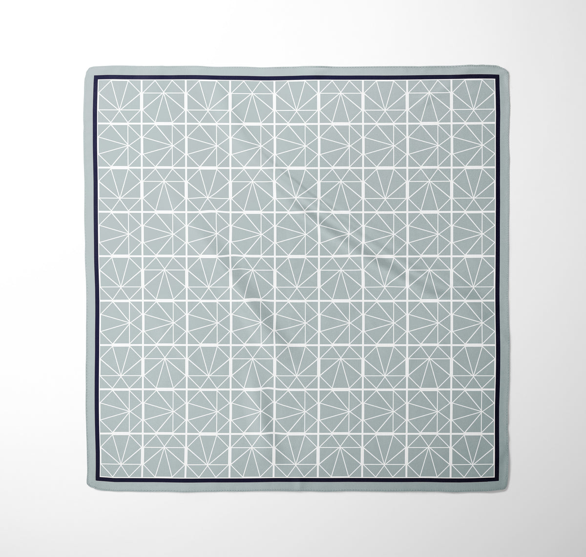 Geometric Light Green Scarf 48