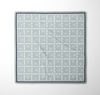 Geometric Light Green Scarf 48