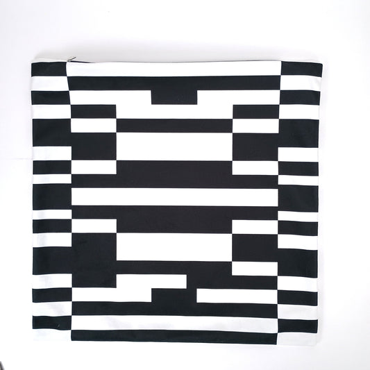 Modern Black Lines Cushion Cover 40x40