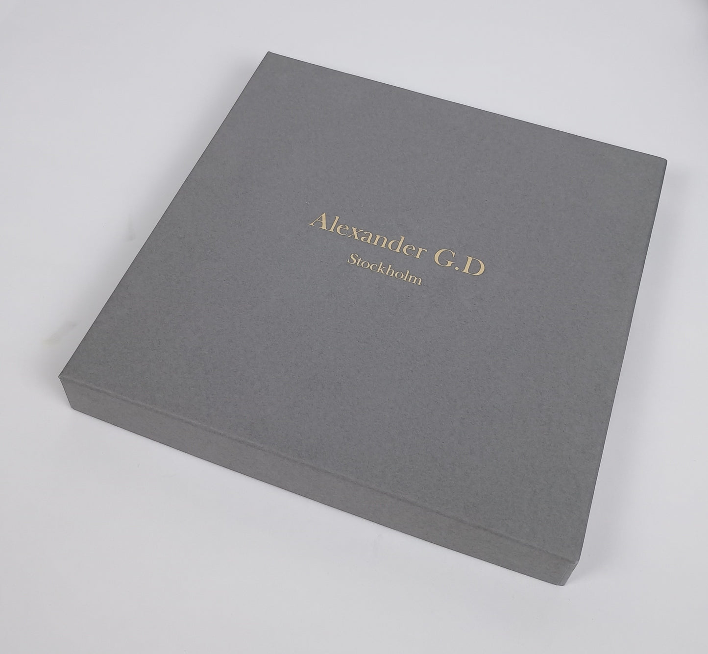 Gift box grey for scarves