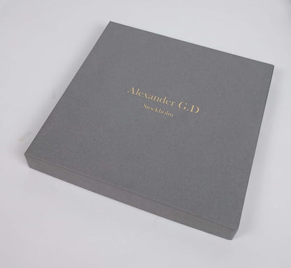 Gift box grey package 