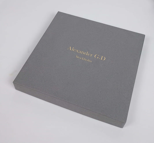 Gift box grey package 