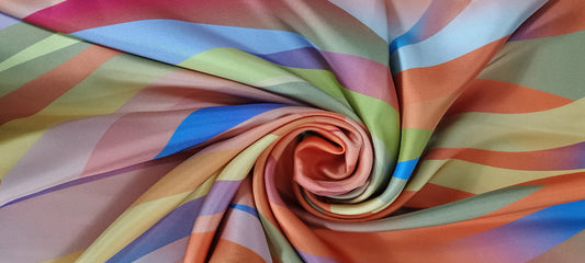 Desert Sunset Silk Shawl 68x180