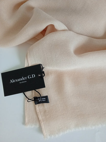 Rosa Wool & Silk Scarf 45x180 cm